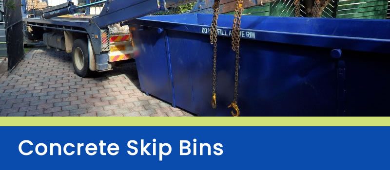 Concrete Waste Skip Bins in Brisbane Concrete Waste Skip Bins in Brisbane